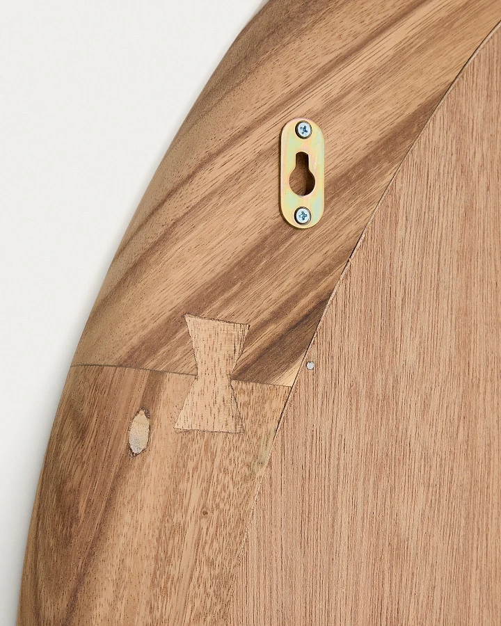 Selem Зеркало в деревянной раме с натуральной отделкой 60 x 107 см - фото 6