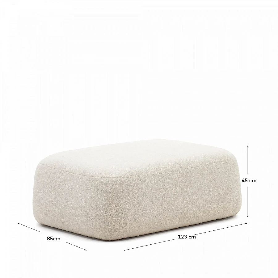 Martina Пуф для ног из букле 123 x 85 см - фото 4