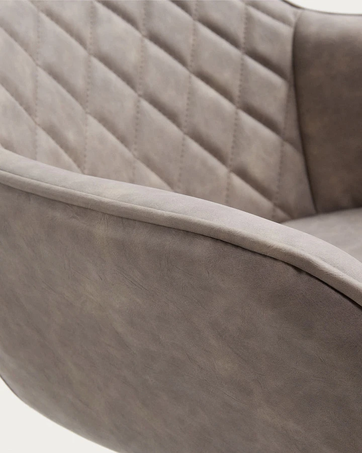 Стул Aminy серо-коричневый - фото 8