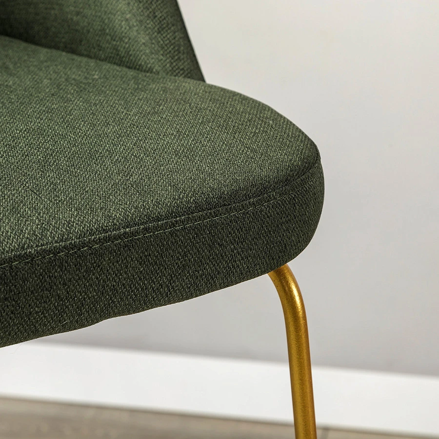 Кресло Бар. Lars тёмно-зеленый/Линк золото - фото 10