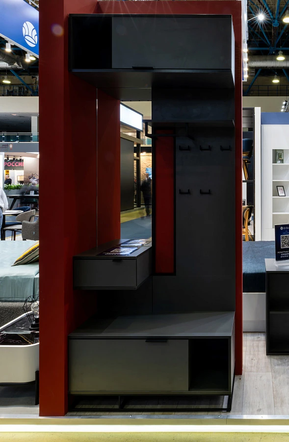 Вешалка настенная City графит - фото 5