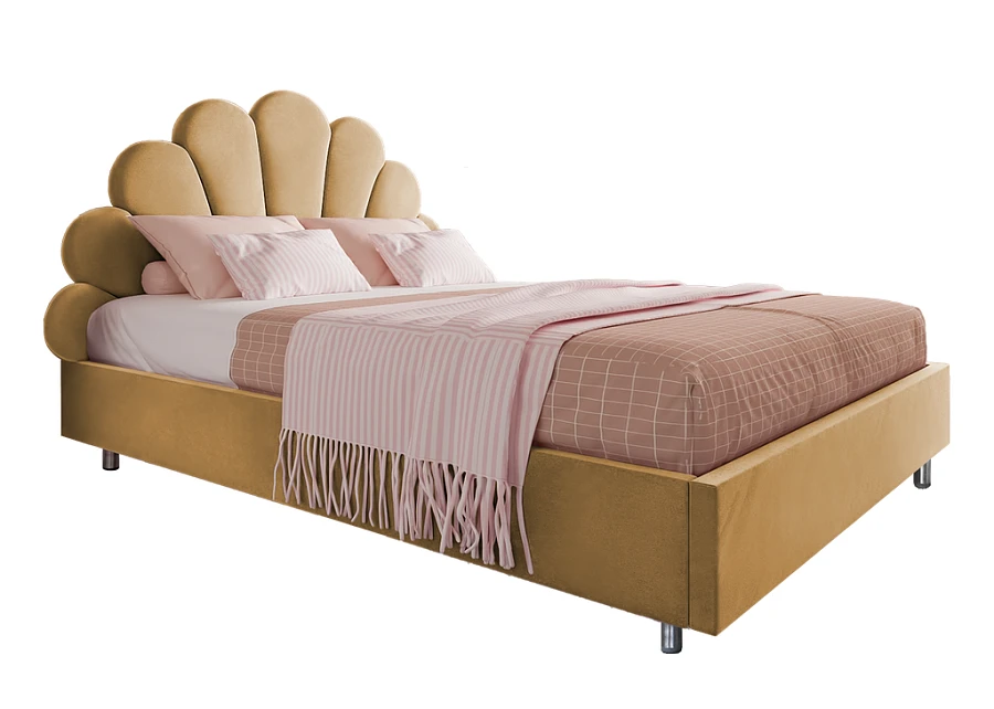 Кровать Ксю 120х200 кирпичного цвета