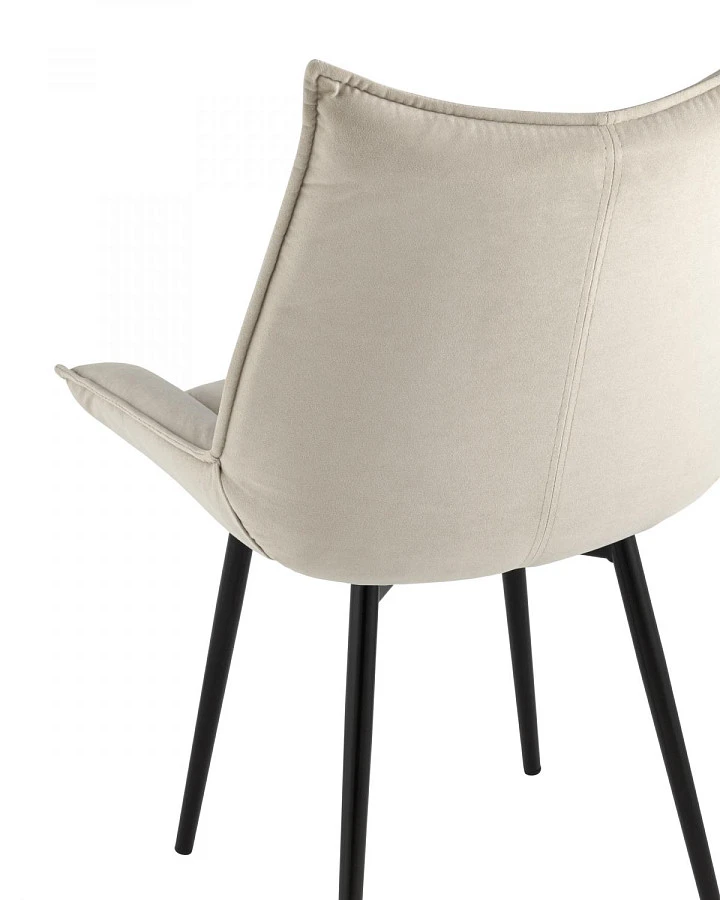 Стул Осло велюр бежевый - фото 7