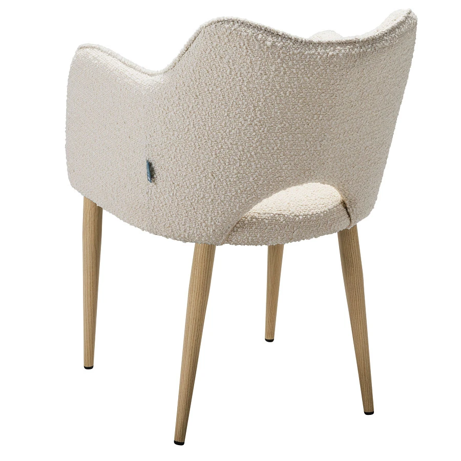 Стул Ralf Vent бежевый/нат.дуб - фото 3