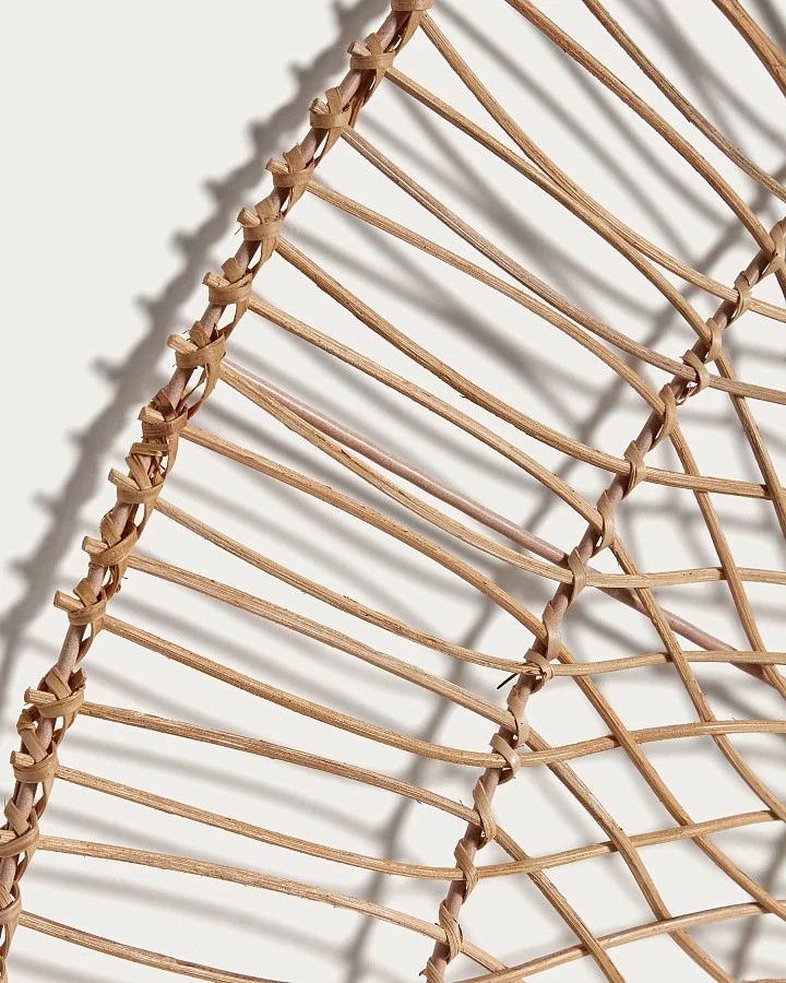 Viviana Зеркало из ротанга с натуральной отделкой Ø 110 см - фото 4