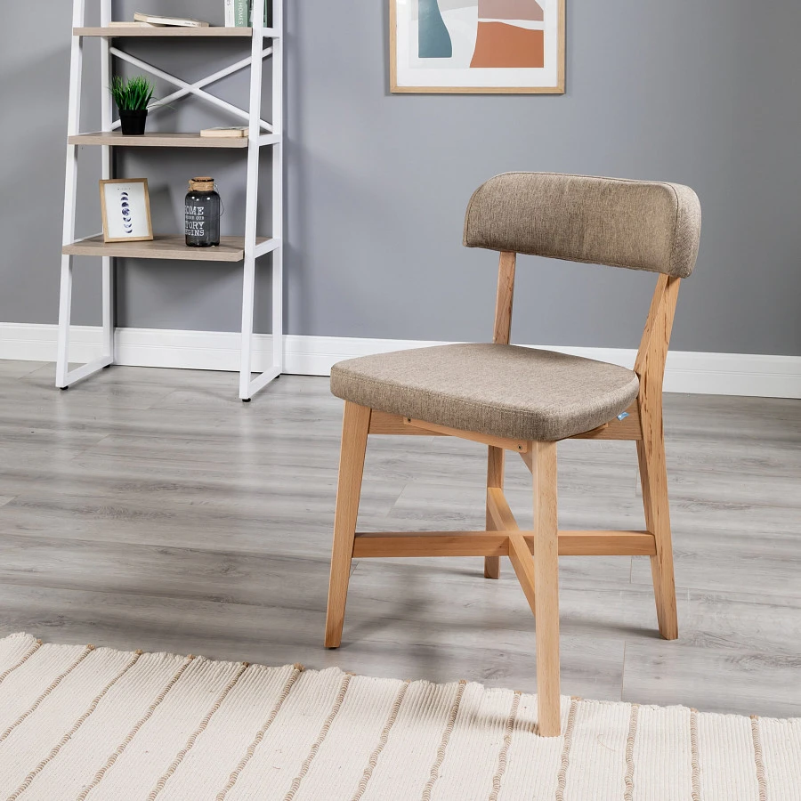 Стул Frank Pro Браун/Натуральный бук - фото 8