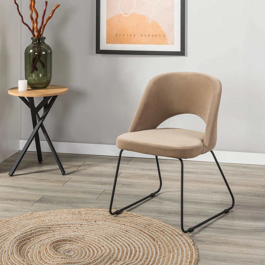 Стул Lars Diag beige/Линк - фото 11