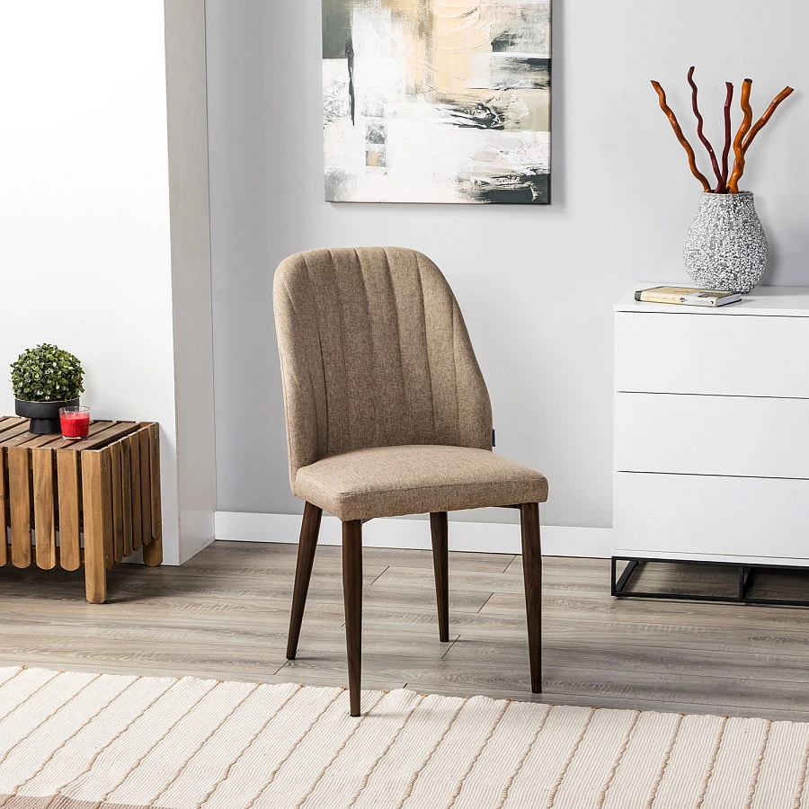 Стул Alen беж./т. орех - фото 8