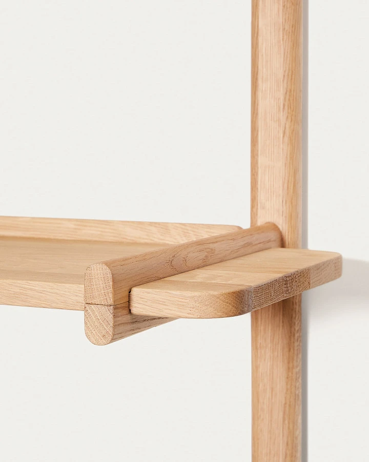 Sitra Модульная полка 3 шт из массива дуба с натуральной отделкой - фото 6