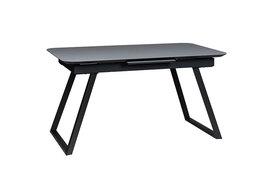 Стол Пеле 120-150 Automatic Dark matte glass