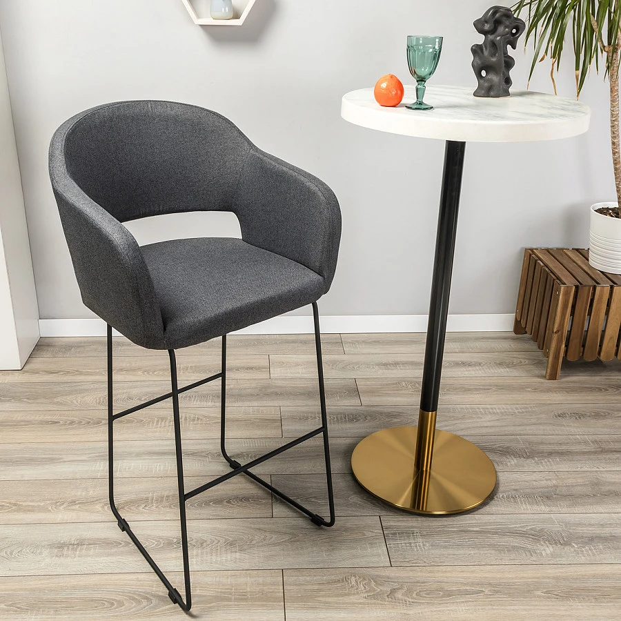 Кресло Бар. Oscar тёмно-серый/Линк - фото 7