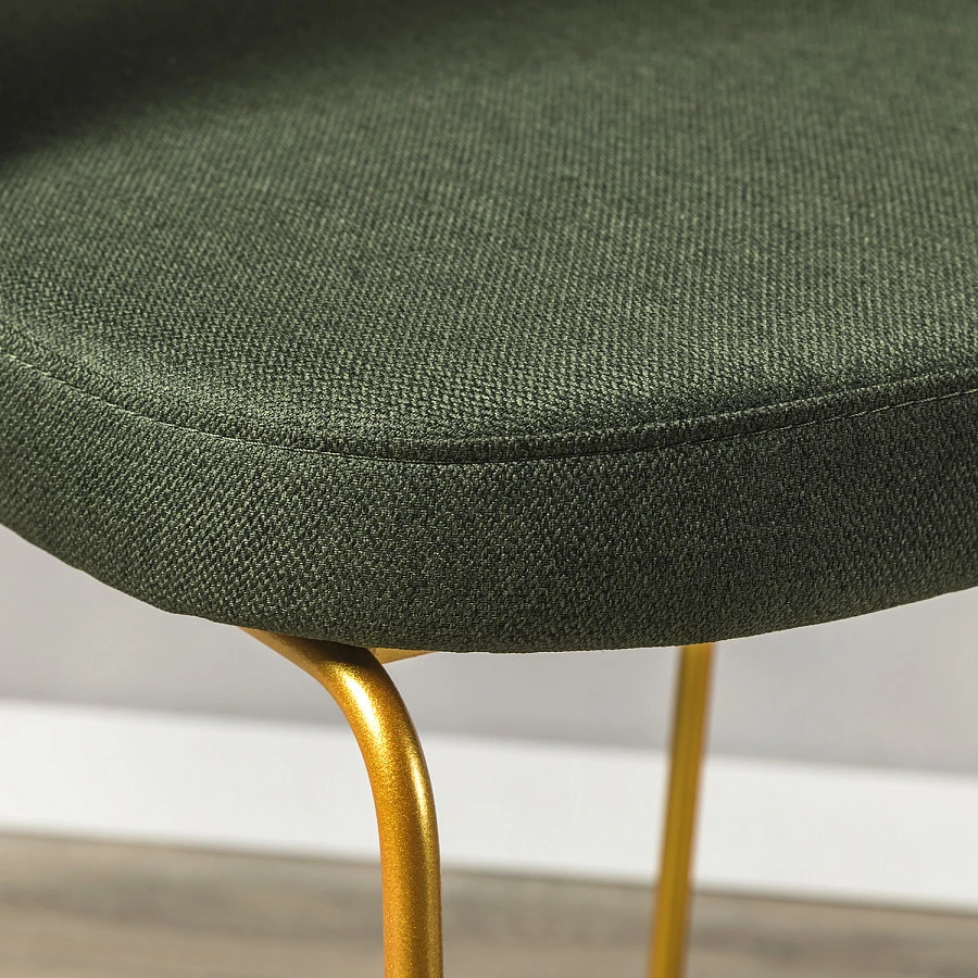 Кресло Бар. Lars тёмно-зеленый/Линк золото - фото 9