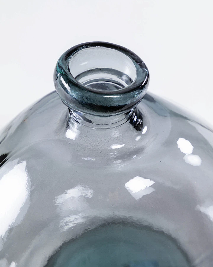 Ваза Anner 33 cm темно-синее стекло - фото 4