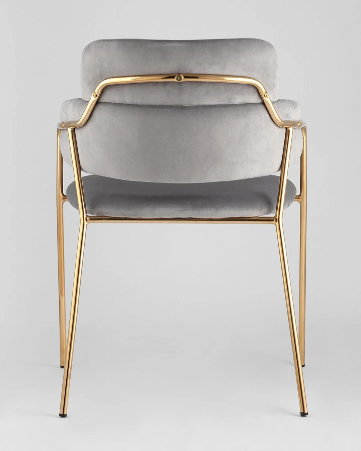 Стул Полин светло-серый - фото 6