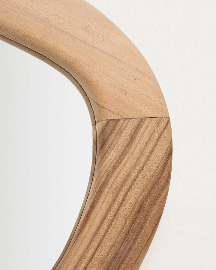 Selem Зеркало в деревянной раме с натуральной отделкой 60 x 107 см - фото 5