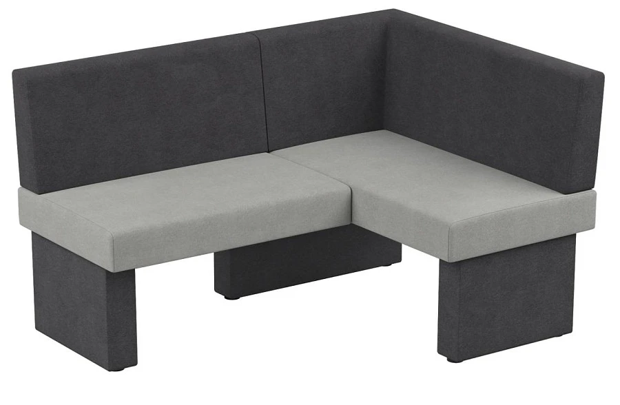 Диван кухон. Ratio 158-120 R grey/silver