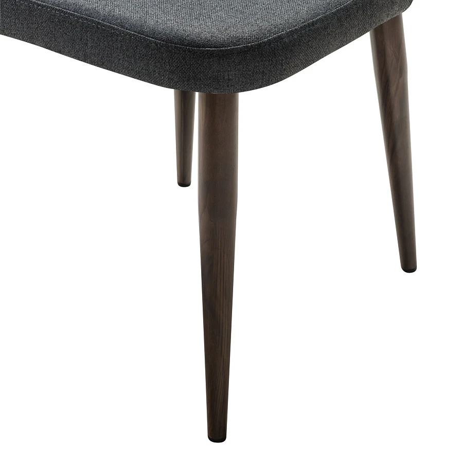 Стул Ledger темно-серый/т. орех - фото 6