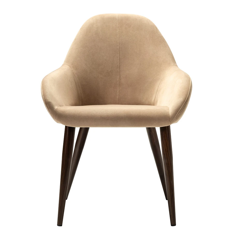 Кресло Kent Diag beige/т.орех - фото 3
