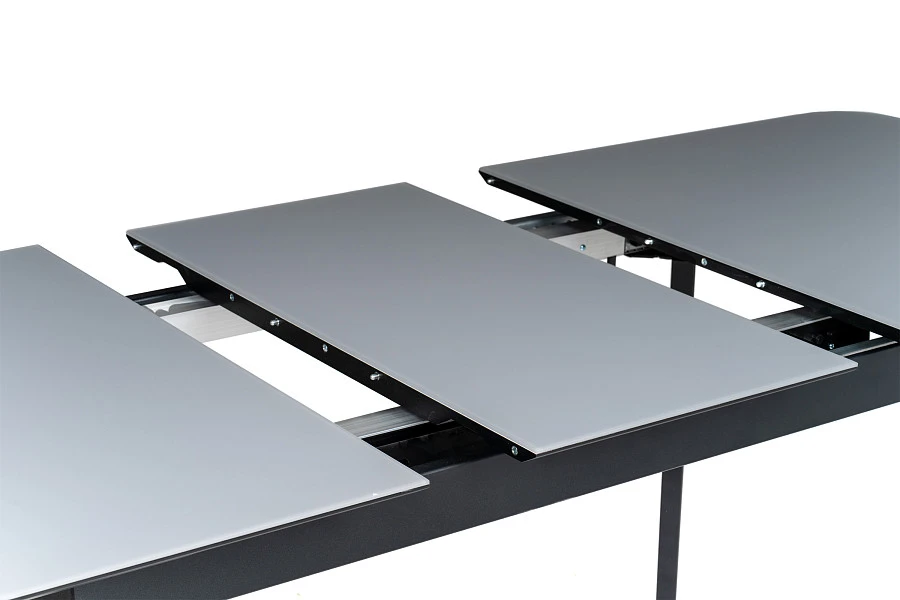 Стол Пеле 120-150 Automatic Dark matte glass - фото 5