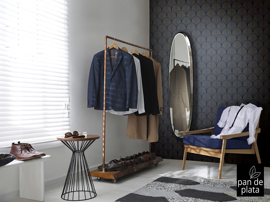 Зеркало Aries овальное 136x36 серебряное - фото 5