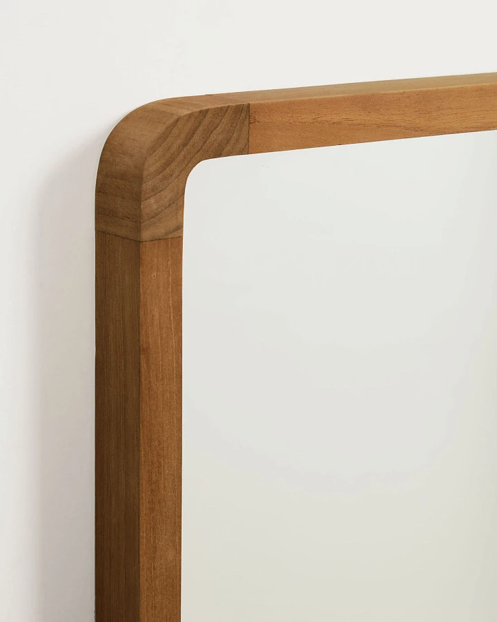 Shamel Зеркало из массива тика с отделкой под орех 45 x 70 см - фото 5