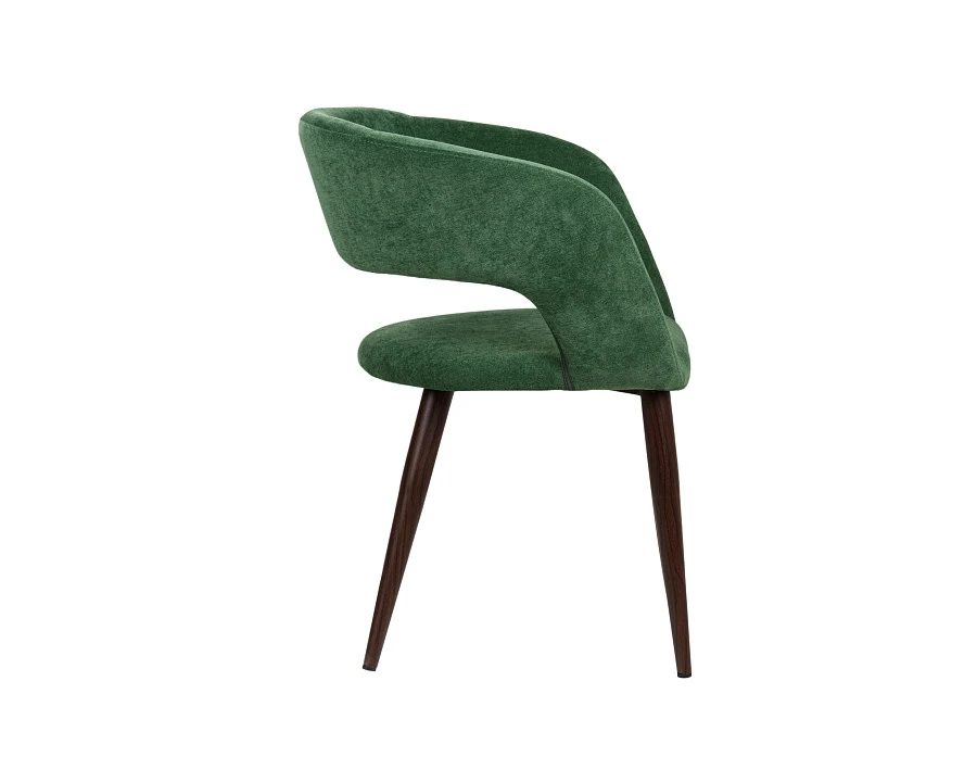 Кресло Hugs зеленый/т.орех - фото 4