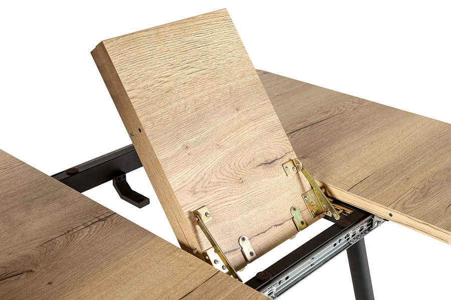 Стол Месси Prime раздвиж. 90*90+30 Галифакс Натур/Бабочка - фото 12