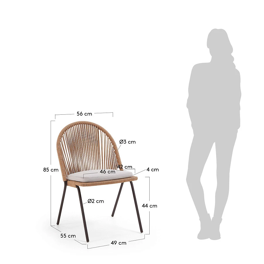 Стул Stad бежевый - фото 4