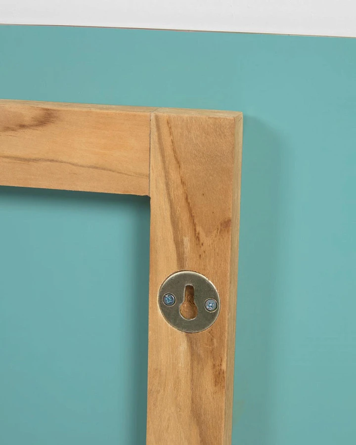 Зеркало Rokia из массива тика 90 x 65 см - фото 5