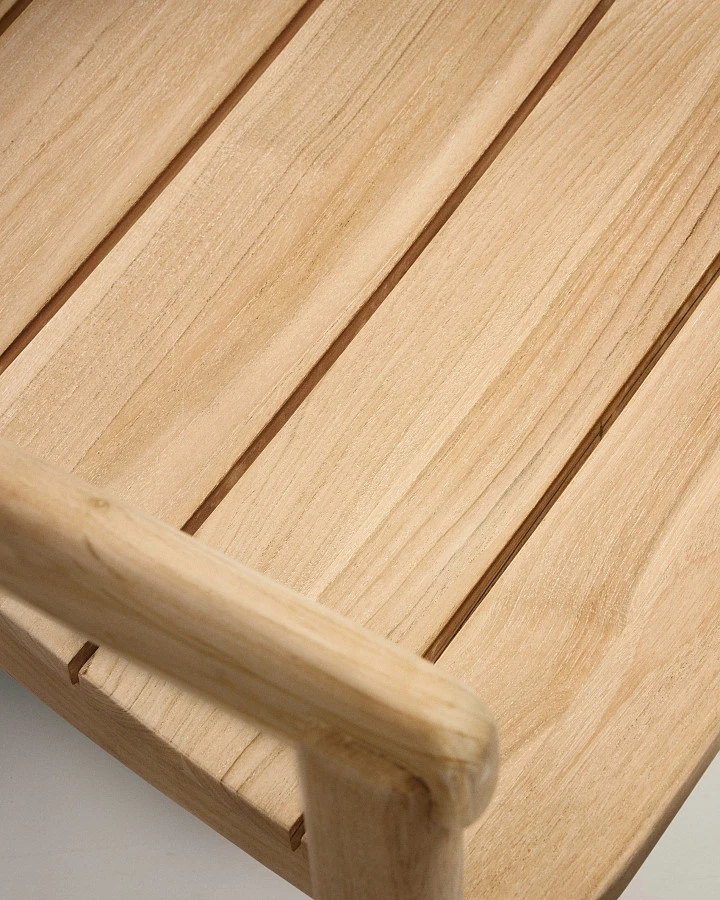 Стул Icaro из массива тикового дерева с натуральной отделкой - фото 13