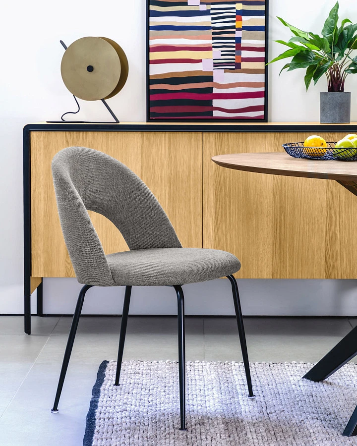 Стул Mahalia светло-серый - фото 2