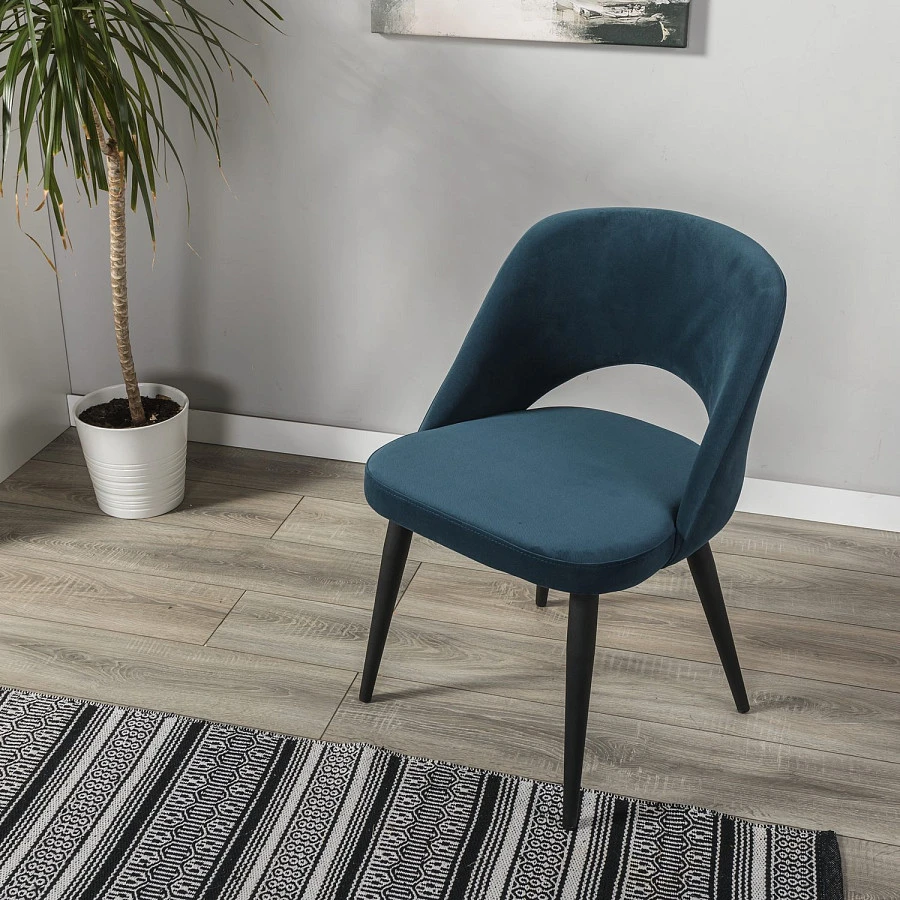 Стул Lars Diag blue/черный - фото 11