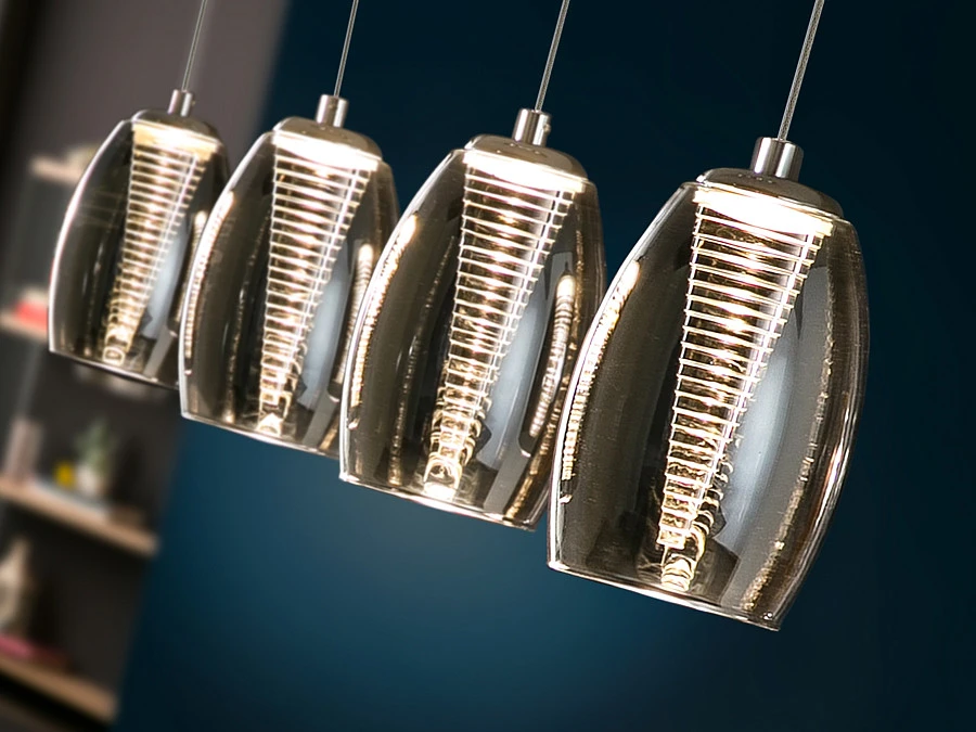 Подвесной светильник Nebula 4L LED хром - фото 5