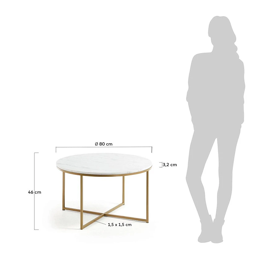 Журнальный столик Sheffield 80 см - фото 4