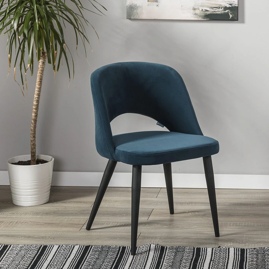 Стул Lars Diag blue/черный - фото 15