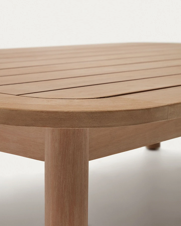 Sacaleta Уличный журнальный столик из массива эвкалипта 140 x 89 см - фото 9